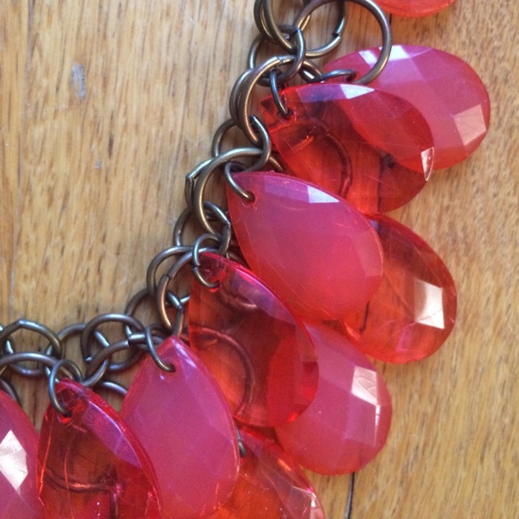 Orange Statement Necklace! - Picture 3 of 5